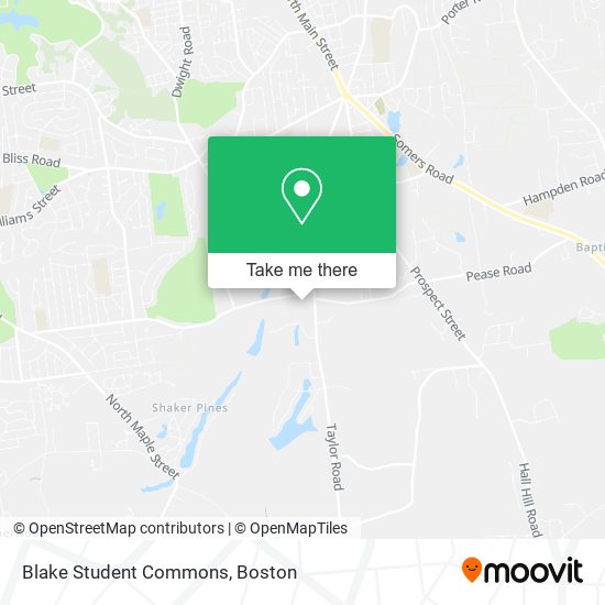 Mapa de Blake Student Commons