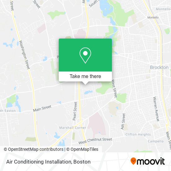 Air Conditioning Installation map