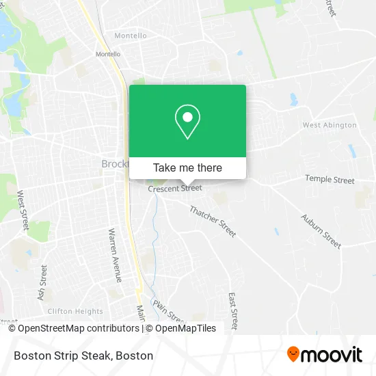 Boston Strip Steak map