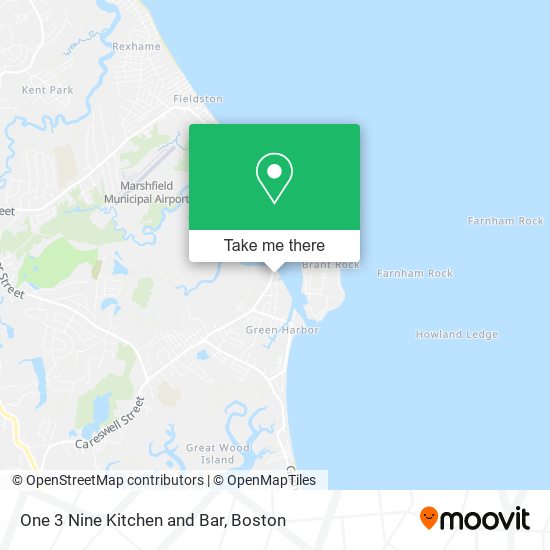 Mapa de One 3 Nine Kitchen and Bar