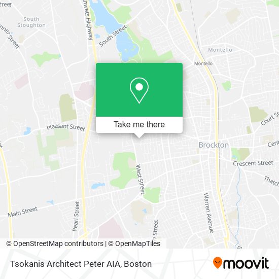 Tsokanis Architect Peter AIA map