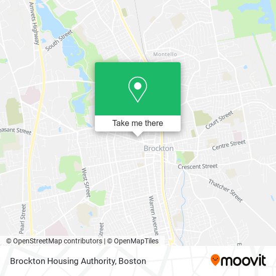 Brockton Housing Authority map