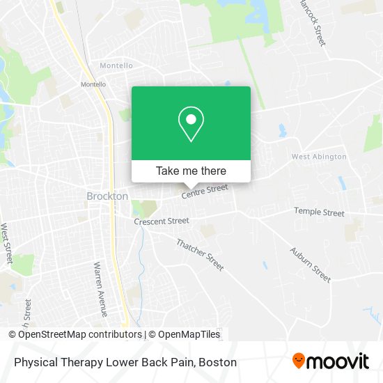 Physical Therapy Lower Back Pain map