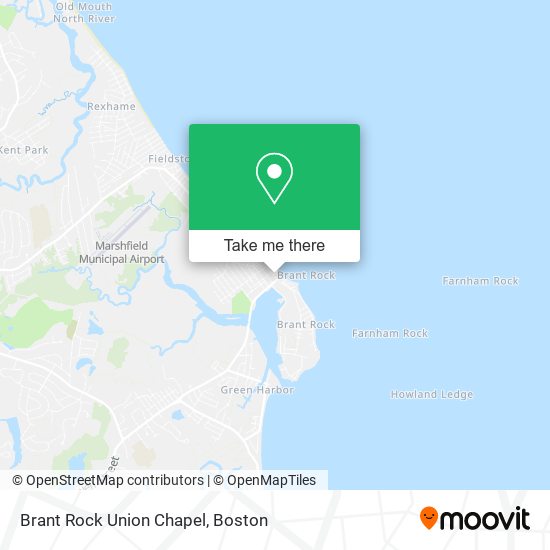 Brant Rock Union Chapel map