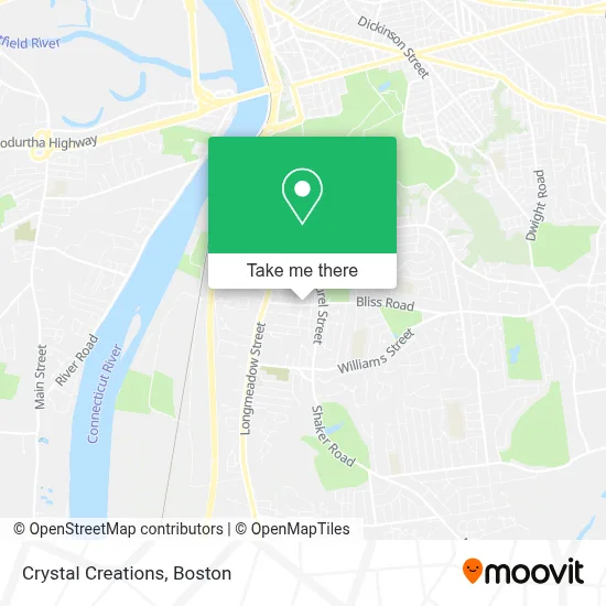 Crystal Creations map