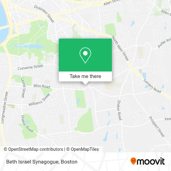 Beth Israel Synagogue map