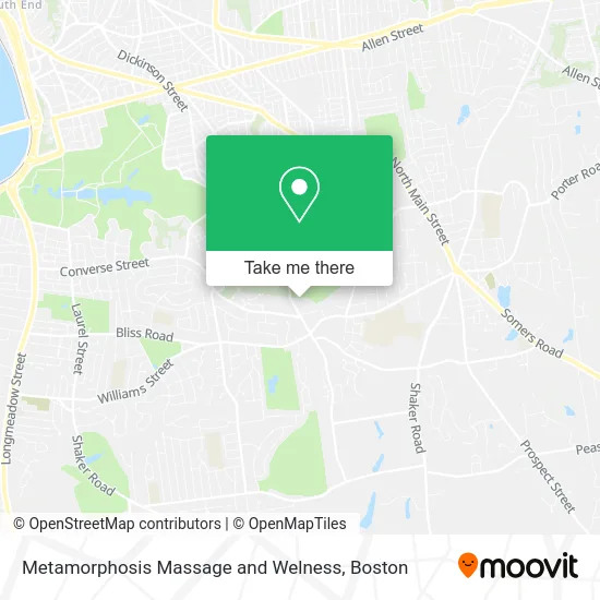 Metamorphosis Massage and Welness map