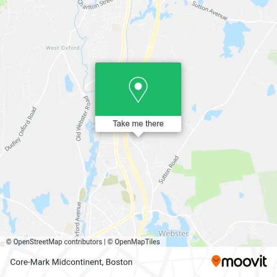 Core-Mark Midcontinent map