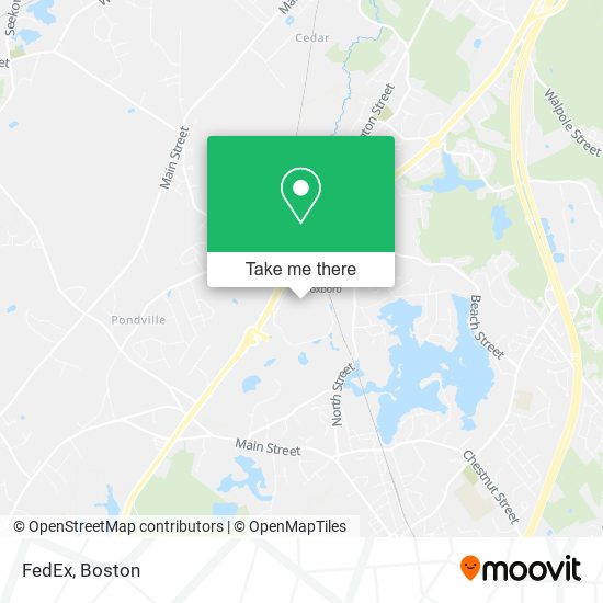 FedEx map