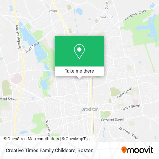 Creative Times Family Childcare map