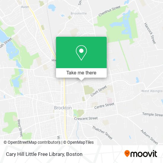 Mapa de Cary Hill Little Free Library