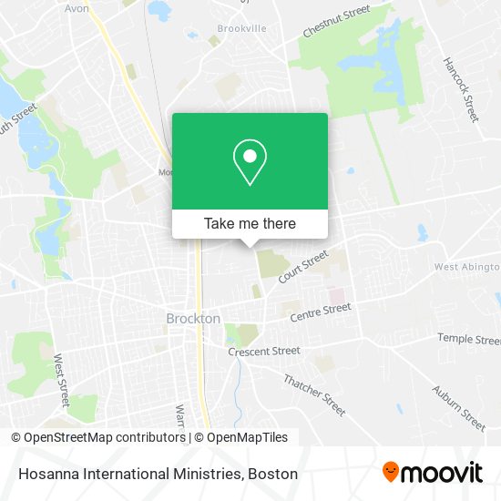 Hosanna International Ministries map