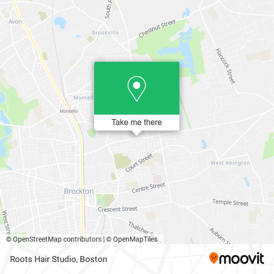 Mapa de Roots Hair Studio