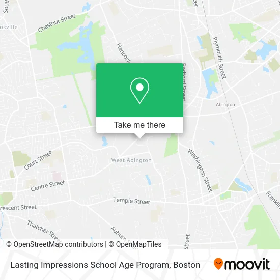 Lasting Impressions School Age Program map