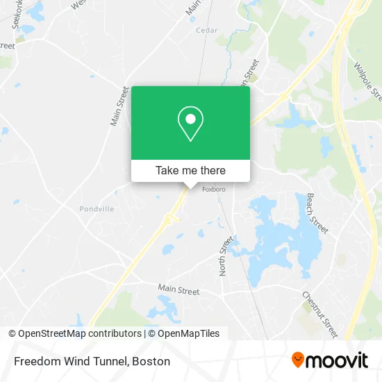 Freedom Wind Tunnel map
