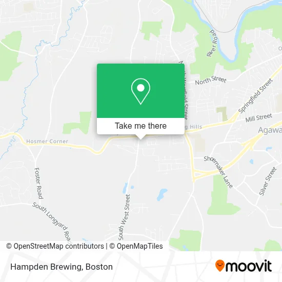 Hampden Brewing map