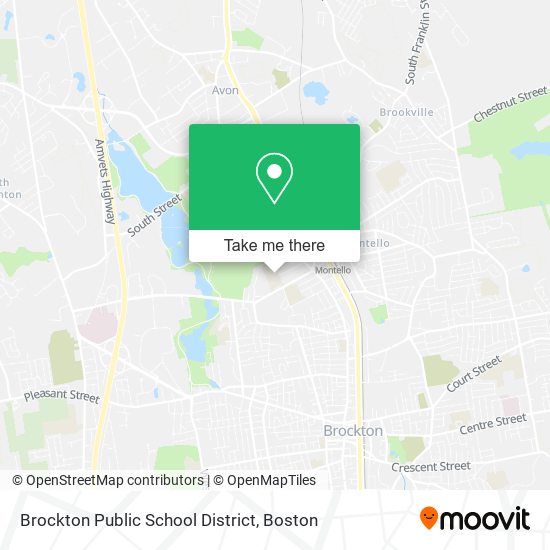 Brockton Public School District map