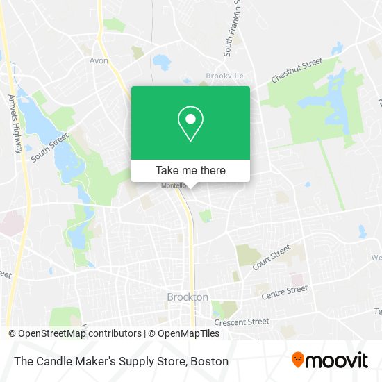 The Candle Maker's Supply Store map