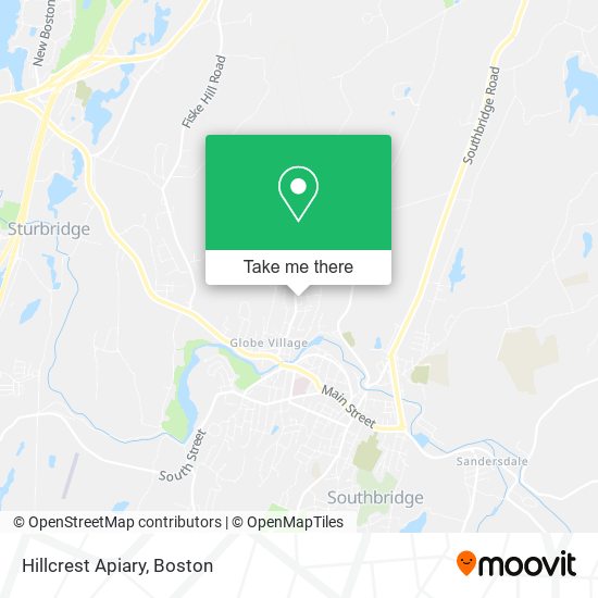 Mapa de Hillcrest Apiary
