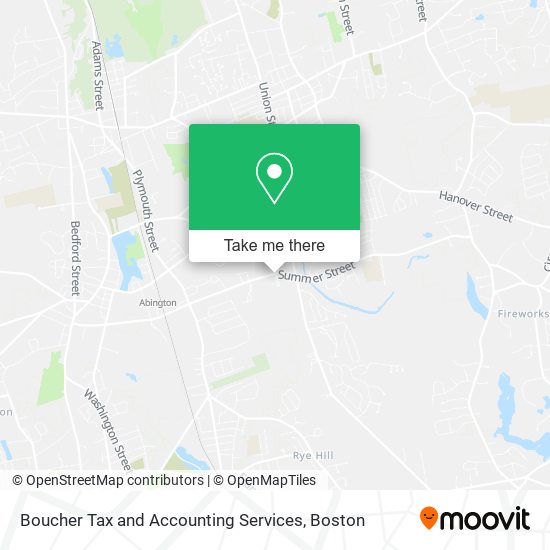Mapa de Boucher Tax and Accounting Services