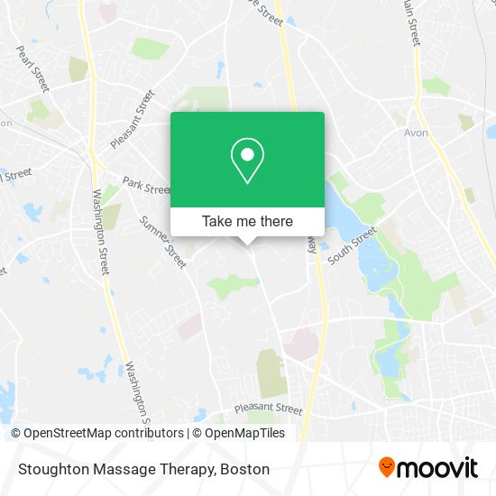 Stoughton Massage Therapy map
