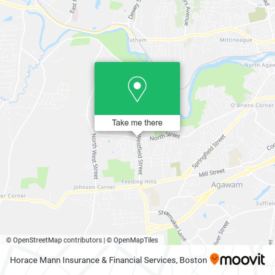 Horace Mann Insurance & Financial Services map