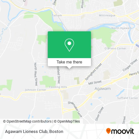 Mapa de Agawam Lioness Club