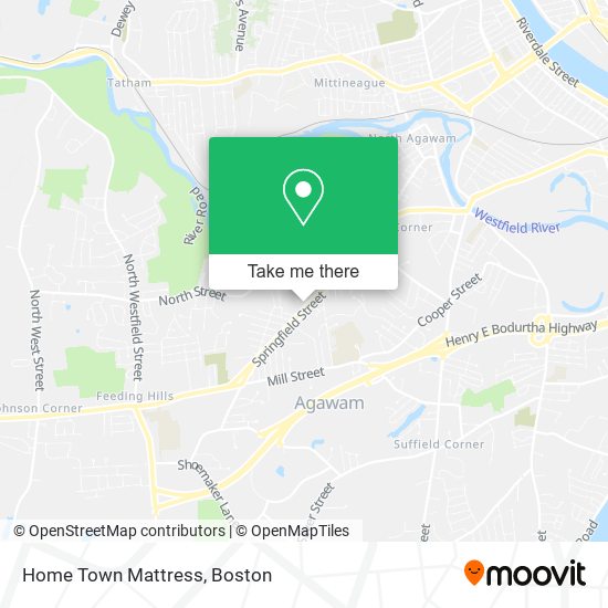 Mapa de Home Town Mattress