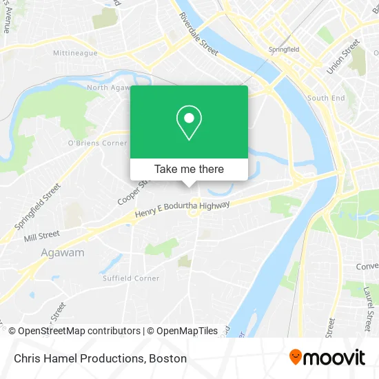 Chris Hamel Productions map