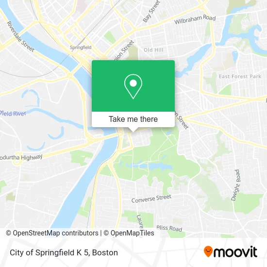 City of Springfield K 5 map