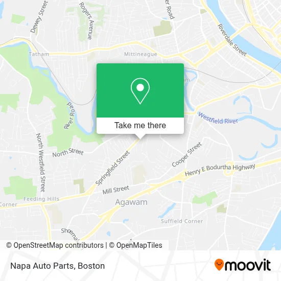 Napa Auto Parts map