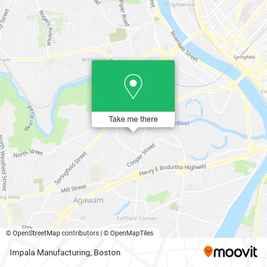 Impala Manufacturing map