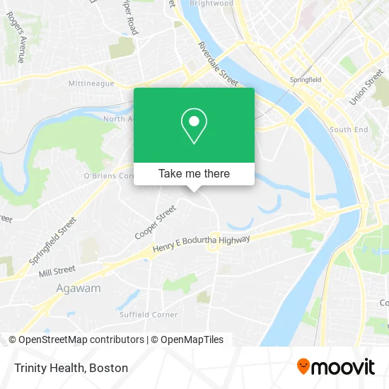 Trinity Health map