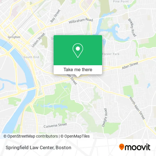 Springfield Law Center map