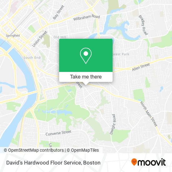 David's Hardwood Floor Service map