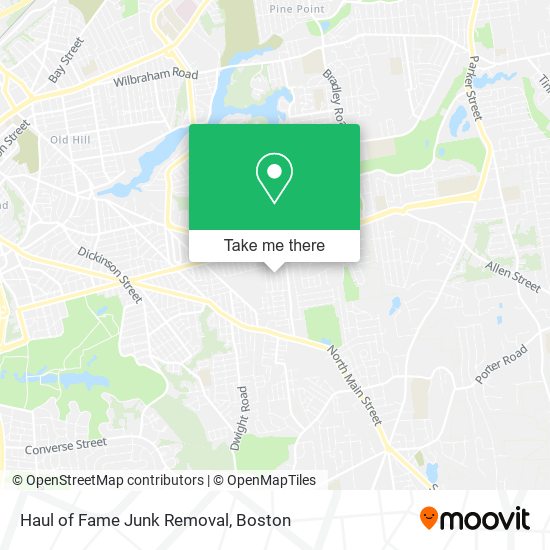 Mapa de Haul of Fame Junk Removal