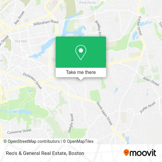 Reo's & General Real Estate map