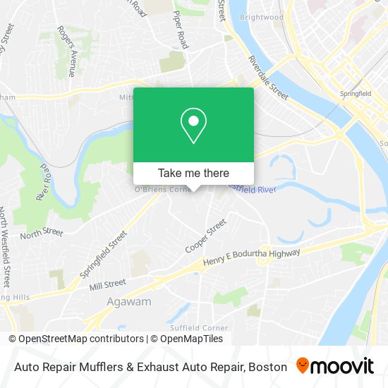 Auto Repair Mufflers & Exhaust Auto Repair map