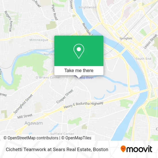 Cichetti Teamwork at Sears Real Estate map