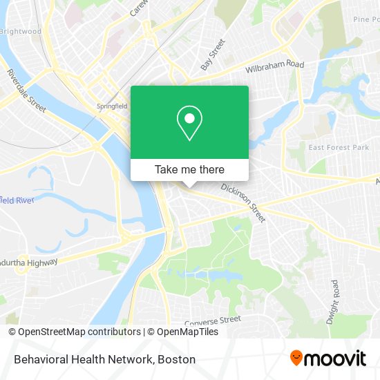 Behavioral Health Network map