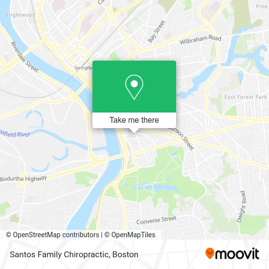 Santos Family Chiropractic map