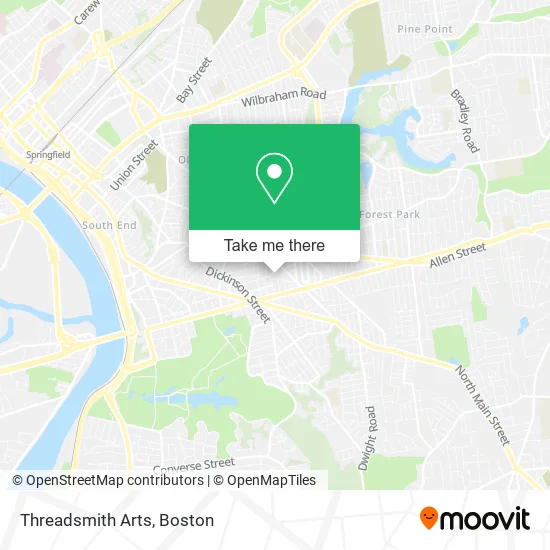 Threadsmith Arts map