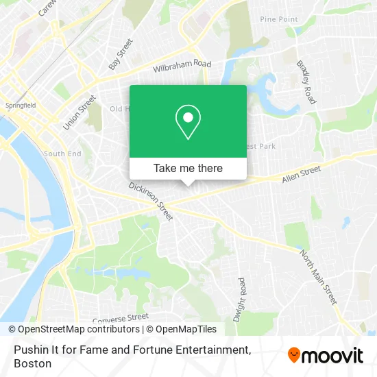 Pushin It for Fame and Fortune Entertainment map