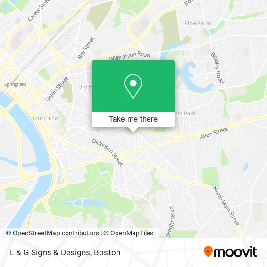 L & G Signs & Designs map