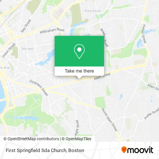 First Springfield Sda Church map