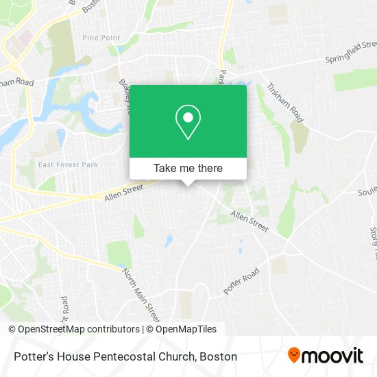 Potter's House Pentecostal Church map
