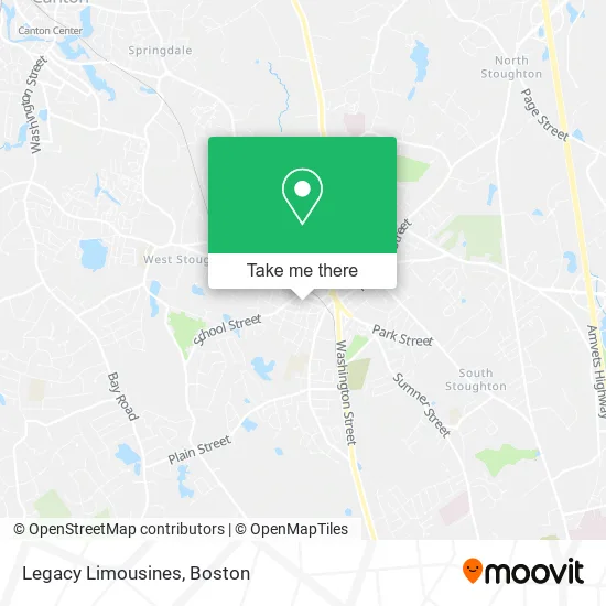 Legacy Limousines map