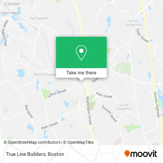 True Line Builders map