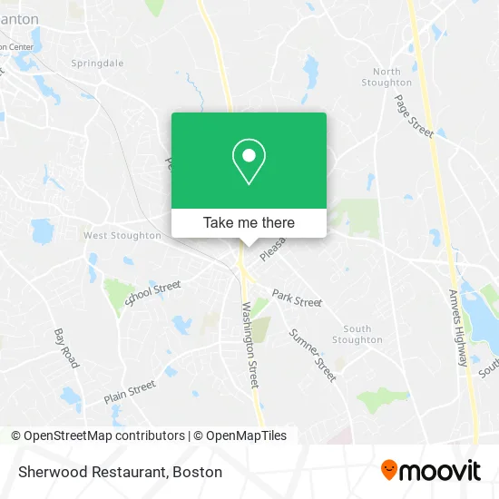 Sherwood Restaurant map