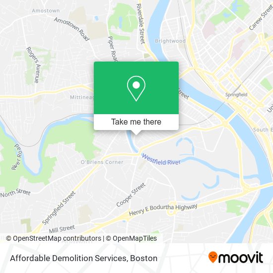 Mapa de Affordable Demolition Services